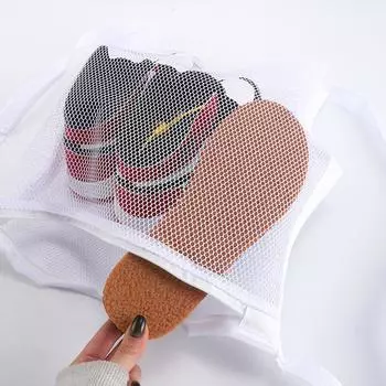 Сумка для сушки кроссовок, сетка для обуви на дверце сушилки с эластичными ремнями, сумка для стирки кроссовок, многоразовый прочный мешок для сушки обуви белый