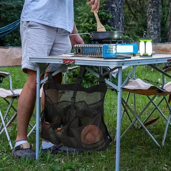 Сумка для сушки посуды для кемпинга, складная полка для хранения, кухонная сетка, сушилка для посуды