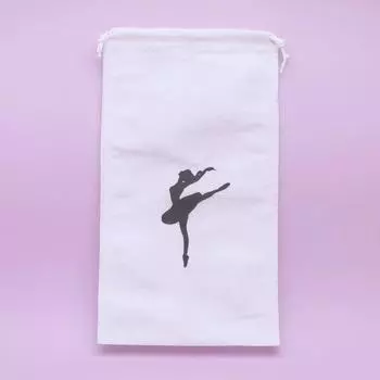 Сумка для танцев Чехол для хранения обуви Органайзер для балета Сумка Сумки Мешочки Сатиновая сумка для балетной обуви Мешочек на шнурке для танцевальной обуви one size