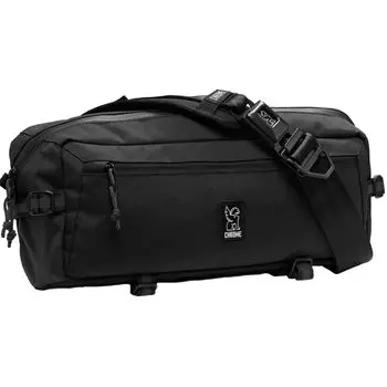 Сумка для тела 9л Водоотталкивающая ЧЕРНАЯ [хром] KADET/Kadet чёрный