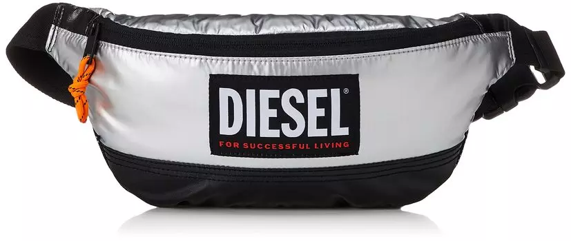 Сумка для тела из нейлона MIX X08030P4270 UNI Silver H1130 [Diesel] Мужская