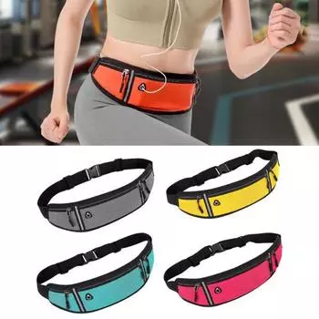 Сумка для телефона для бега Ночная светоотражающая полоса Множество карманов Потопоглощающая водонепроницаемая молния оранжевый