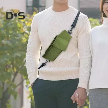 Сумка для телефона для бега, женская и детская, маленькая, через плечо, держатель для телефона, чехол с регулируемой длиной, 600D Oxford Fabric Chest Bag армия зеленый