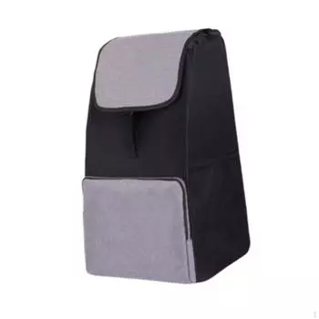 Сумка для тележки для покупок Ткань Оксфорд Складная тележка Аксессуары для хранения Замена чёрный