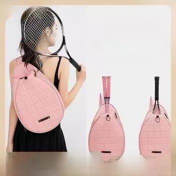 Сумка для тенниса и бадминтона 2024 года, большой емкости, универсальная, на одно плечо, для всех возрастов One Size