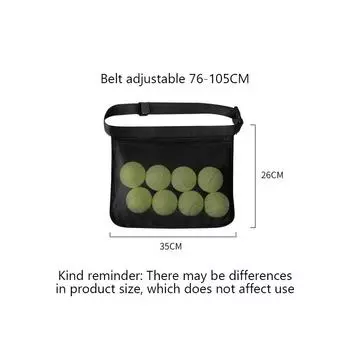 Сумка для тенниса Пике Мяч Спортивная сумка Сумка для одного тренировочного мяча Портативная сумка для хранения на поясе