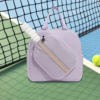 Сумка для тенниса, сумка для переноски ракеток, спортивный регулируемый плечевой ремень, стильная спортивная сумка для активного отдыха Purple Style A