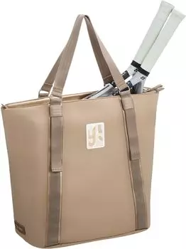 Сумка для теннисных и бадминтонных ракеток, вмещает 2 ракетки, бежевый [YONEX] бежевый