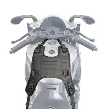 Сумка для топливного бака мотоцикла, базовый жилет, переносные аксессуары Molle, подходящие для универсального комплекта для внедорожного топливного бака мотоцикла чёрный