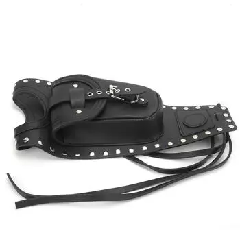 Сумка для топливной сумки, сумка для мотоцикла, чехол для топливной сумки, черная искусственная кожа, подходит для XLX1000 XL1200X XLH883 чёрный