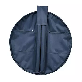 Сумка для транспортировки корзины для диск-гольфа, портативная водонепроницаемая, для хранения мишеней, черная