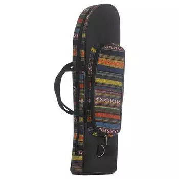 Сумка для трубы, переносной чехол на молнии, этнический стиль, коробка из ткани Оксфорд, водонепроницаемые износостойкие сумки для инструментов трубы