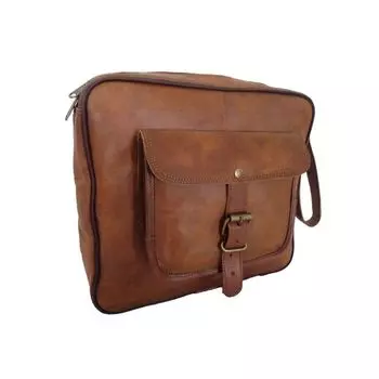Сумка для туалетных принадлежностей из козьей кожи, набор для бритья, сумка для мытья, органайзер, косметичка 11 x 11 x 3 in коричневый