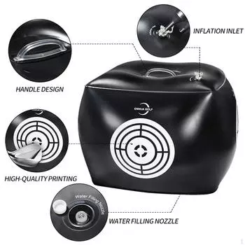 Сумка для ударов по гольфу, тренажер для ударных тренировок по свингу с Target Power Smash