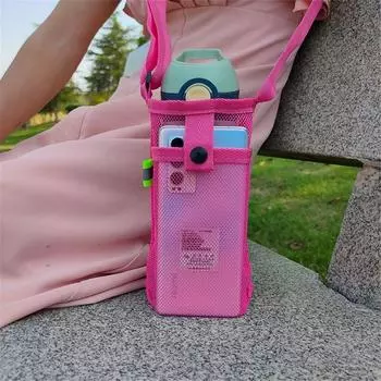 Сумка для улицы с ремешком, сумка для мобильного телефона, чехол для спортивной бутылки с водой, сетчатый чехол для чашки