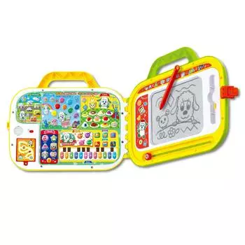 Сумка для уроков Joy Palette Wanwan and Utan Quiz and Touch to Talk 32x37x6 см, пластик (ДЖОЙПАЛИТА) рисунок! Музыка! (Пика Пикабу~! Версия)