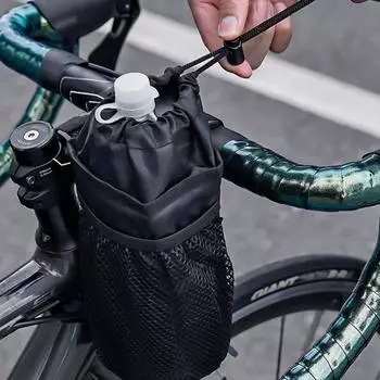 Сумка для велосипеда Держатель для бутылки для велосипеда Сумка для переноски бутылки с водой для горного велосипеда Изолированный чайник Сумка на руль Аксессуары