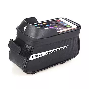 Сумка для велосипеда, сумка для телефона, водонепроницаемая сумка для горного велосипеда, передняя верхняя трубка, сумка для велосипеда, держатель для телефона с сенсорным экраном, сумка для шоссейного велосипеда Mtb