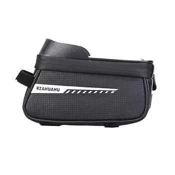 Сумка для велосипеда, сумка для телефона, водонепроницаемая сумка для горного велосипеда, передняя верхняя трубка, сумка для велосипеда, держатель для телефона с сенсорным экраном, сумка для шоссейного велосипеда Mtb