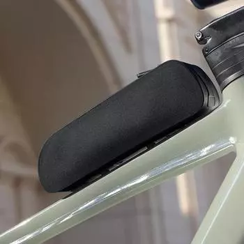 Сумка для верхней трубы велосипеда Водонепроницаемая Большая вместимость Легкая Передняя часть для горного шоссейного велосипеда темно-зеленого