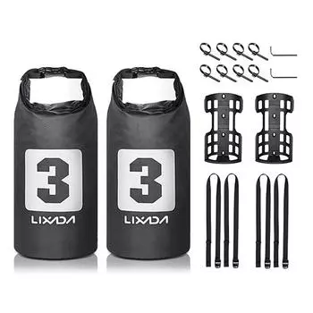 Сумка для вилки велосипеда Сумка для рамы велосипеда Водонепроницаемая сухая сумка Roll Top Design Легкая сумка для вилки велосипеда 3L