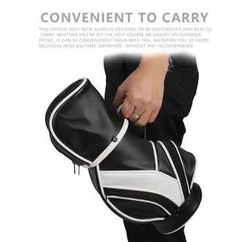 Сумка для вина, переноска для одной бутылки, сумка-тоут для гольфа, охладитель вина, изолированная дорожная сумка-холодильник для гольфистов и любителей вина красный черный