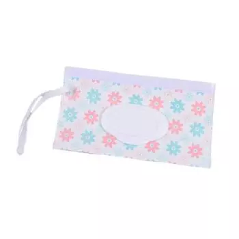 Сумка для влажных салфеток, петлевой контейнер с дорожной многоразовой сумкой, портативный диспенсер для влажных салфеток E