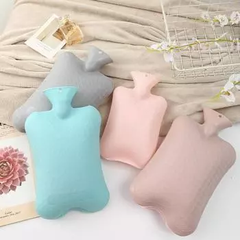 Сумка для воды, теплая сумка для рук, теплая сумка для воды, бутылка для воды, утолщенная взрывозащищенная теплая сумка на талии 500ml серый