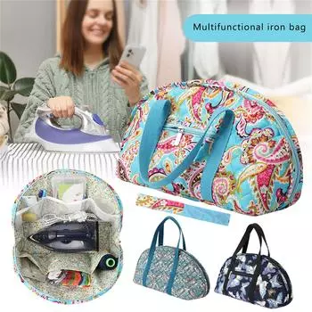 Сумка для вязания крючком Сумка для хранения пряжи Сумка для вязания крючком Пряжа Игла для вязания Сумка для дорожных проектов по рукоделию B