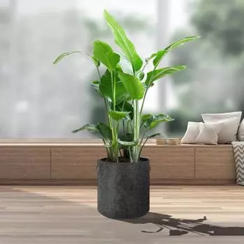 Сумка для выращивания прочных швов с ручкой, дышащая многоразовая сумка для посадки картофеля, овощей, цветов, садовые принадлежности 10 Gallon