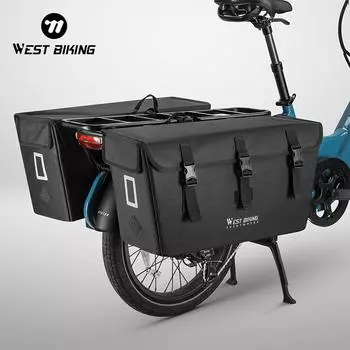 Сумка для заднего сиденья электрического велосипеда Сумка для хранения велосипеда Большая вместимость Сумка для сиденья велосипеда belt fixation