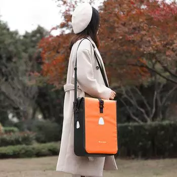 Сумка для задних сидений велосипеда, сумка для хранения велосипеда, большая вместительная стойка для велосипеда, сумки для багажника, дорожные сумки оранжевый