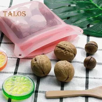 Сумка для замораживания продуктов питания, большая вместимость, полупрозрачная уникальная сумка для хранения фруктов и мяса, товары для дома 1000ML зелёный