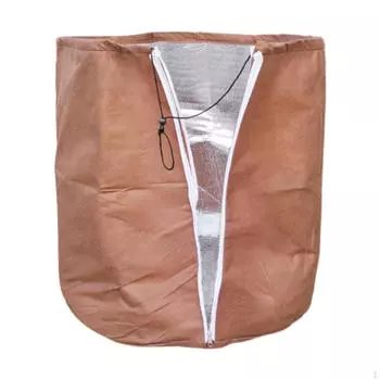 Сумка для защиты от замерзания для зимних цветочных горшков из ткани Оксфорд с простой установкой 65cmx70cm