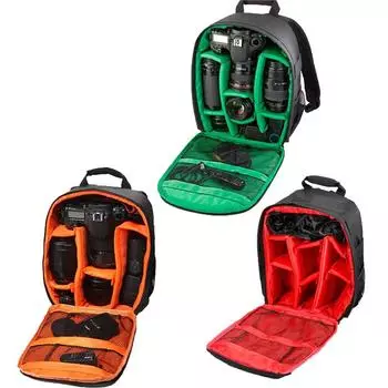 Сумка для зеркальной фотокамеры Черная с серой Сумка для зеркальной фотокамеры