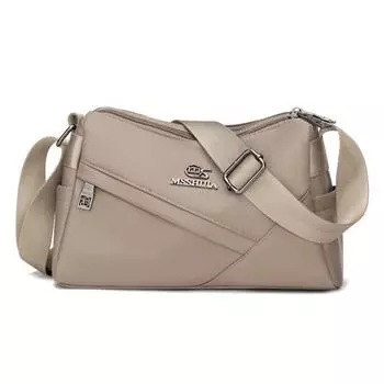 Сумка для женщин среднего возраста, сумка кроссбоди, сумка на плечо из Оксфорда, большая вместимость, сумка для мамы хаки