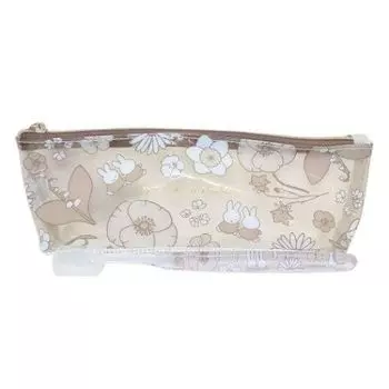 Сумка для зубных щеток Marimocraft miffy Garden Satin Series бежевая Ш21 x В7 x Г4 см DBM-1845
