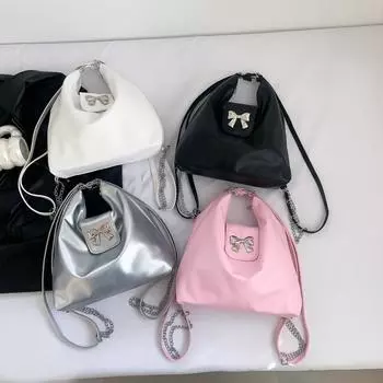 Сумка двойного назначения на одно плечо для женщин, новый стиль, сумка-тоут в студенческом стиле, повседневная, вместительная сумка для поездок на работу