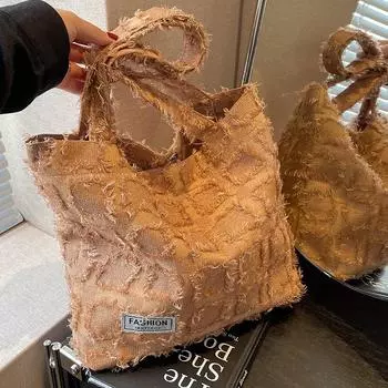 Сумка Edition женская большая вместительная сумка через плечо для студентов 2024 года, модная сумка для поездок на работу