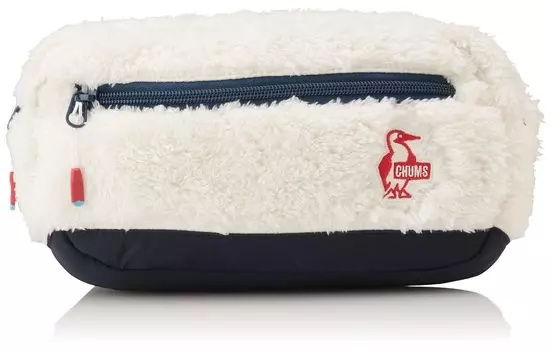 Сумка Elmo Fleece Waist Pack [Chums] мужская, цвет слоновой кости/темно-синий