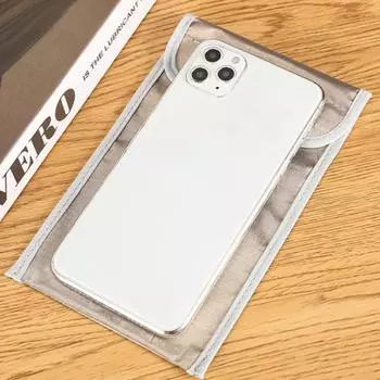 Сумка Фарадея для блокировки сигналов RFID, сотовой связи и GPS, для защиты от шпионажа/слежки, для мобильных телефонов размером 6,5 дюйма и меньше. Чехол Фарадея для телефона