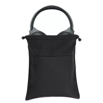 Сумка Geekria Сумка для наушников Sony DENONs Сумка для хранения с завязками WH1000XM4, WH1000XM3, MDR-M1ST, MDR-1AM2, ATH-MSR7, SR50BT, SR30BT, чёрный