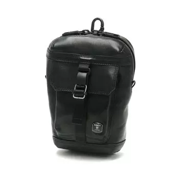 Сумка Habit Shoulder Series Водонепроницаемая кожаная сумка JES Porch, черная [Assobu] 072100-10