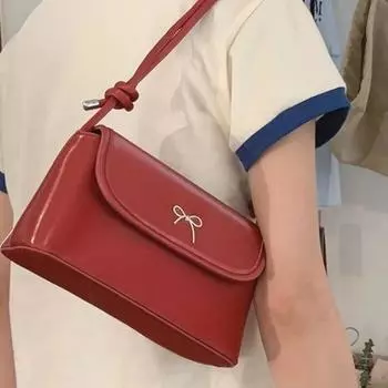 Сумка Harajuku Underarm, женская, симпатичная, из искусственной кожи, винтажная, сумка-мессенджер Y2k, милая, шикарная, сумка через плечо для девочек, модная, женская, сумочка One Size белый