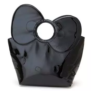 Сумка Hello Kitty с ленточной ручкой, черная