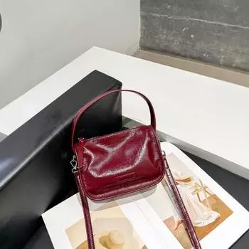 Сумка High Sense Underarm, женская повседневная модная сумка, женская кожаная сумка через плечо, модная винтажная сумка через плечо на одно плечо 21 * 15 * 9CM