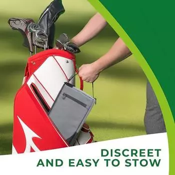 Сумка-холодильник для гольфа Изолированная сумка для хранения напитков Вмещает 6 пивных банок или 2 бутылки вина Сумка-холодильник для пива для гольфа Аксессуары для гольфа красный/серый