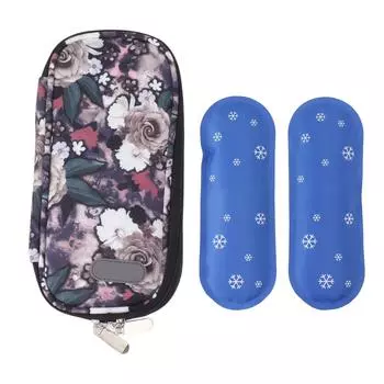 Сумка-холодильник для инсулина, охлаждающая сумка для хранения, переносная сумка с застежкой-молнией для использования в помещении и на открытом воздухе, тип 1