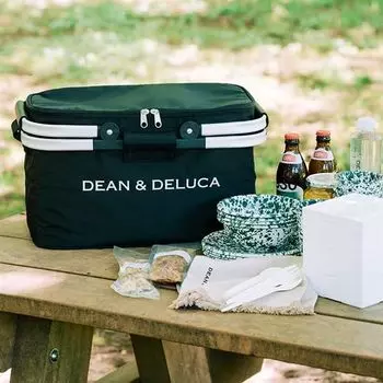 Сумка-холодильник с алюминиевой ручкой, изоляционная сумка, черная DEAN&DELUCA чёрный