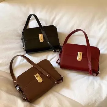 Сумка Hour Hand Маленькая квадратная сумка женская 2024 Новая премиальная универсальная сумка через плечо